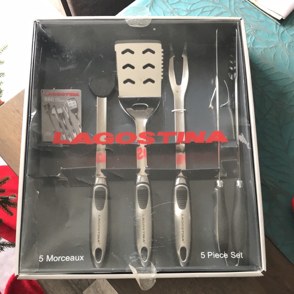 Lagostina 5 Piece BBQ Tools Set